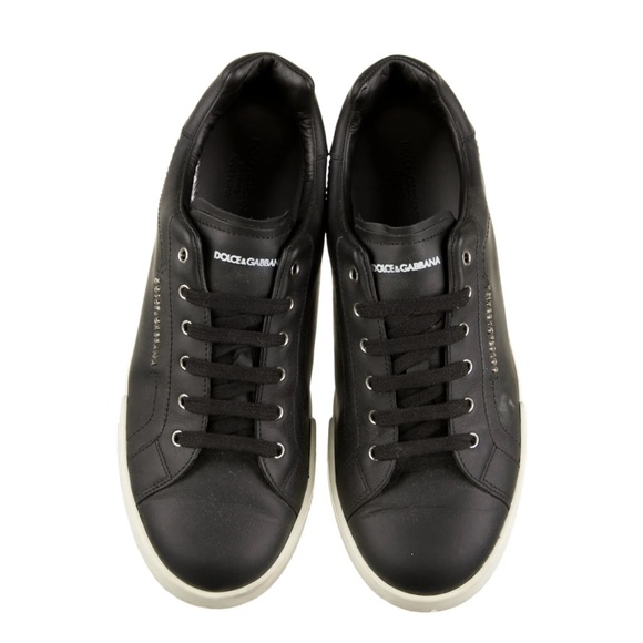 Dolce & Gabbana Black Sneakers Minimalist Design - Picture 1 of 15